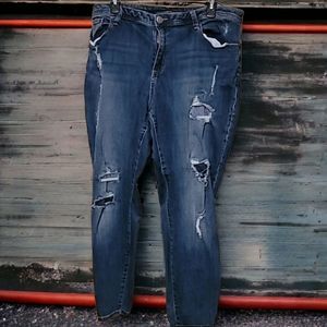 Lane Bryant Distressed Jeans Size 20
